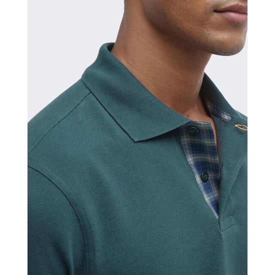 Barbour Heren tartan pique polo shirt - Image 5