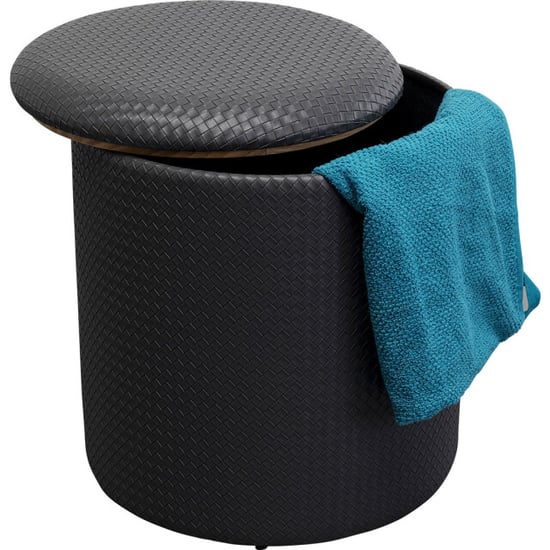 Kare Design Poef venezia storage black 40cm - Image 2