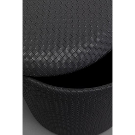 Kare Design Poef venezia storage black 40cm - Image 4
