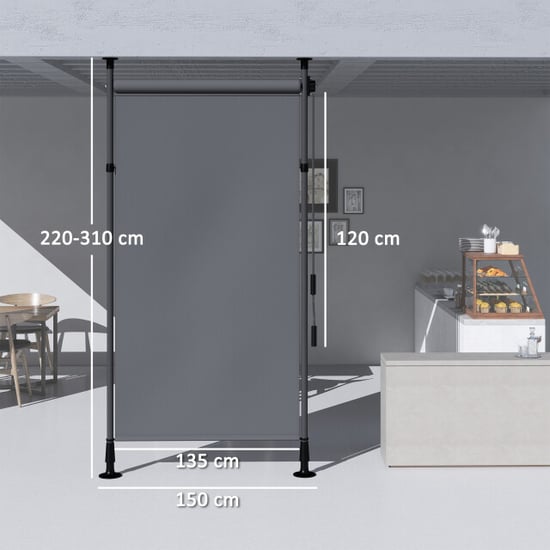 4goodz Verticale zonwering verticale luifel 150x310 cm - - Image 5