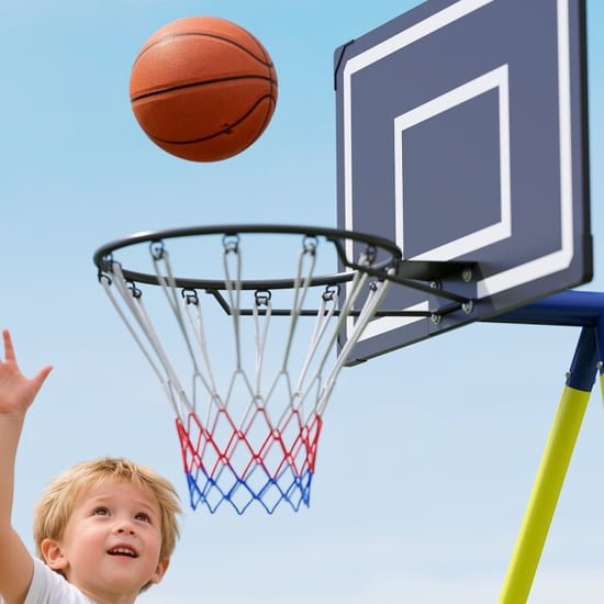 4goodz Schommelrek 4-in-1 tot 150 kg met nestschommel basketbalring voetbaldoel - Image 4