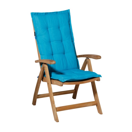 Madison tuinkussens hoge rug panama aqua 123x50 - 2 stuks - Image 2
