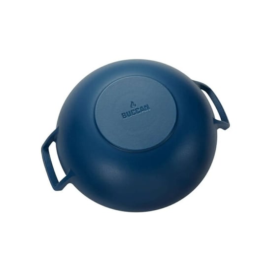 Buccan Buccan hamersley gietijzeren wokpan 36cm blauw - Image 2