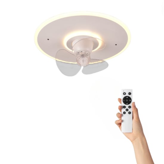 Cool Breeze Plafondventilator luci met verlichting Ø50cm 3 snelheden afstandsbediening - - Image 1