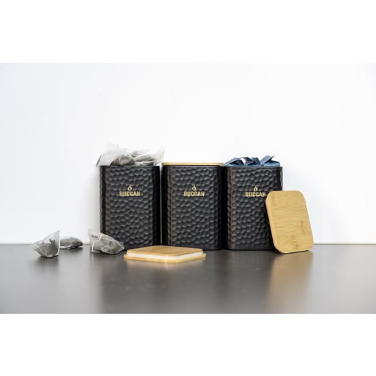 Buccan voorraadpotten met bamboe deksel set van 3 stuks - Image 6