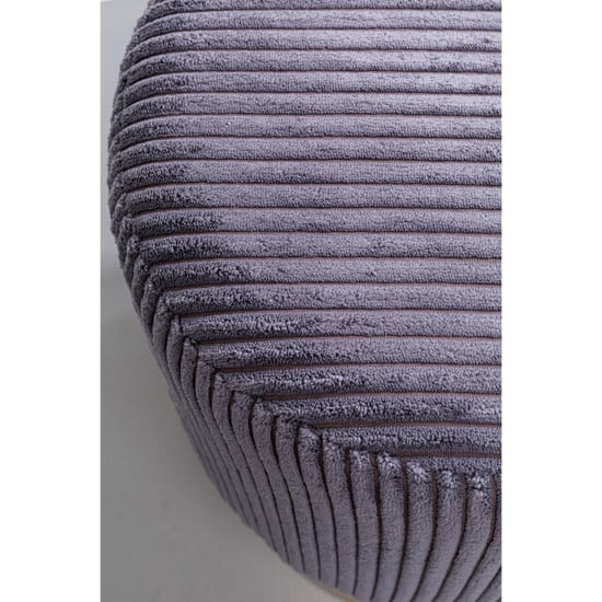 Kare Design Poef cherry grey cord brass 35cm - Image 3