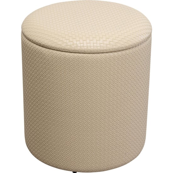Kare Design Poef venezia storage cream 40cm - Image 1