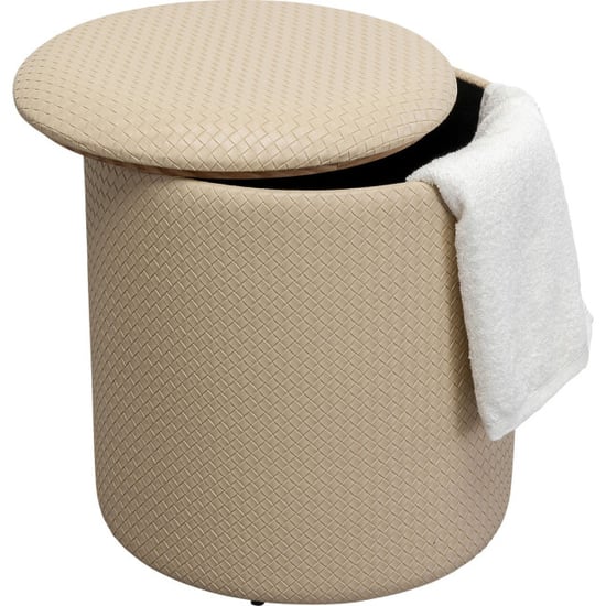 Kare Design Poef venezia storage cream 40cm - Image 5