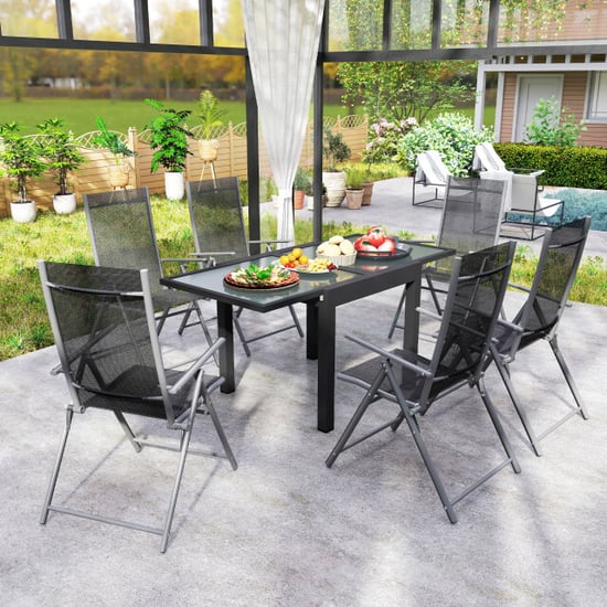 4goodz Tuintafel uitschuifbaar weerbestendig 160×80 cm - - Image 3