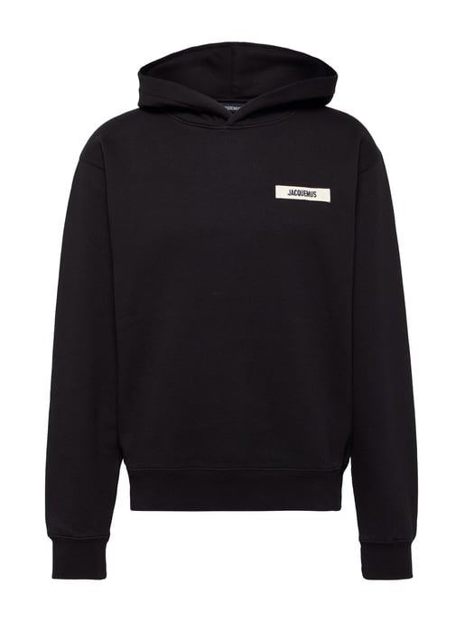 The Gros Grain Hoodie in Black - Image 2