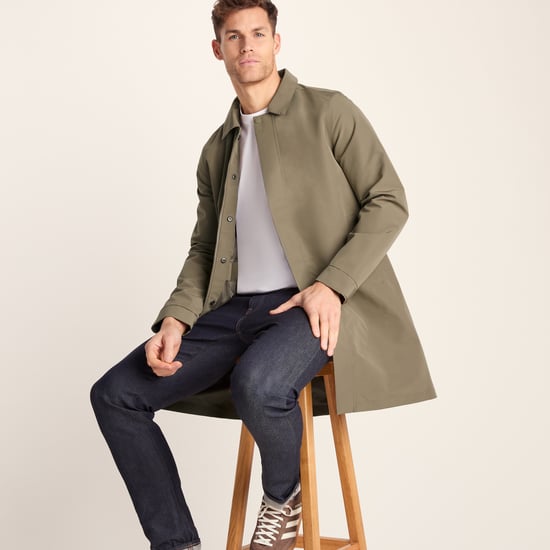 Chester Mens Waterproof Car Coat - Mushroom - Image 4