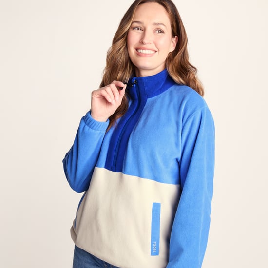 Lowca Womens 1/2 Zip Microfleece - Cornflower Blue - Image 6