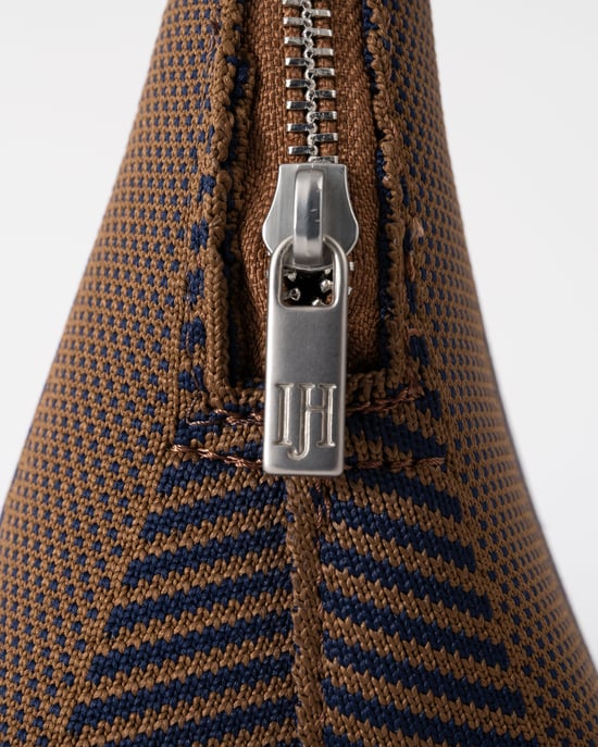 Knitty Makeup Bag in Tan - Image 5