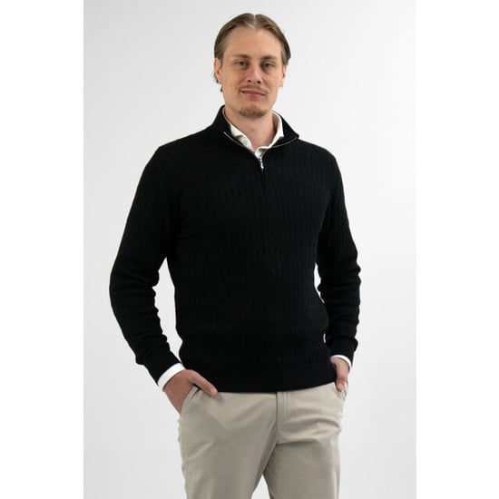 Vercate Half zip cashmere blend - - Image 1