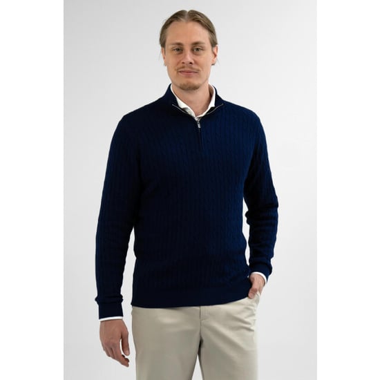 Vercate Half zip cashmere blend - - Image 1