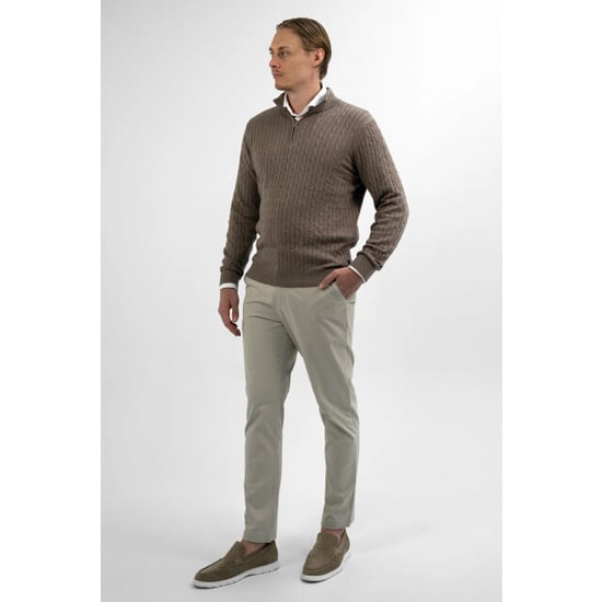 Vercate Half zip cashmere blend - - Image 2