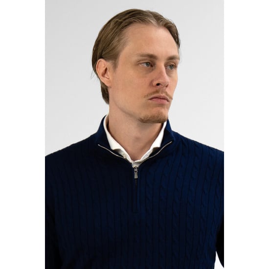 Vercate Half zip cashmere blend - - Image 3