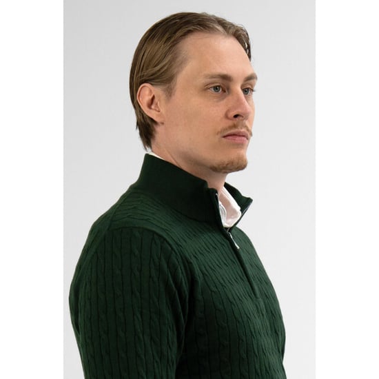 Vercate Half zip cashmere blend - - Image 4