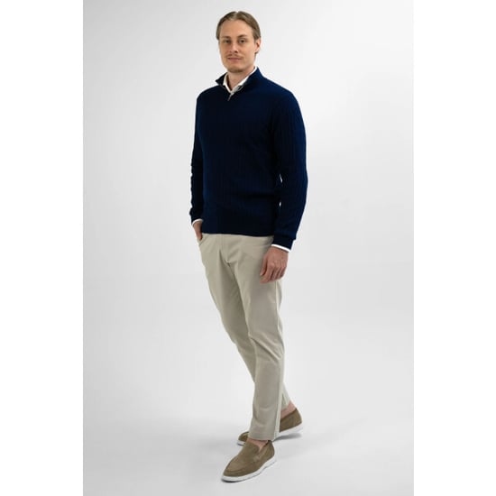 Vercate Half zip cashmere blend - - Image 4
