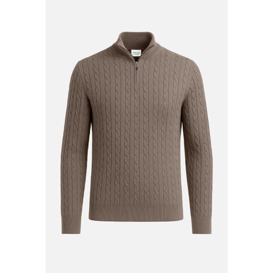 Vercate Half zip cashmere blend - - Image 4