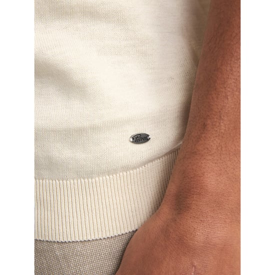 Petrol Industries men knitwear polo m-1060-kwc207 0112 seashell - Image 3