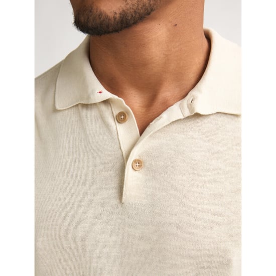 Petrol Industries men knitwear polo m-1060-kwc207 0112 seashell - Image 4
