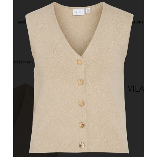 Vila Vicharvi s/l button glitter knit ve - Image 1