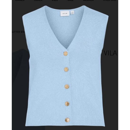 Vila Vicharvi s/l button glitter knit ve - Image 1