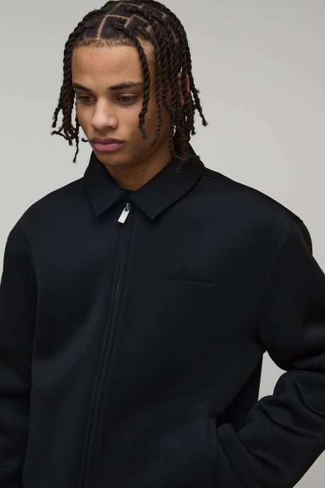 Regular Fit Scuba Marl Overshirt - Image 3