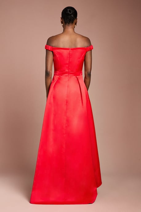Bardot Fit and Flare Hi Low Hem Maxi Dress - Image 3