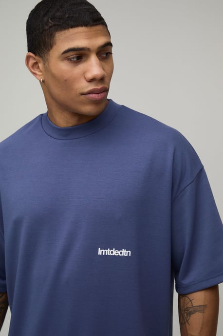 Oversized Extended Neck Super Premium Heavyweight Limited T-shirt - Image 3