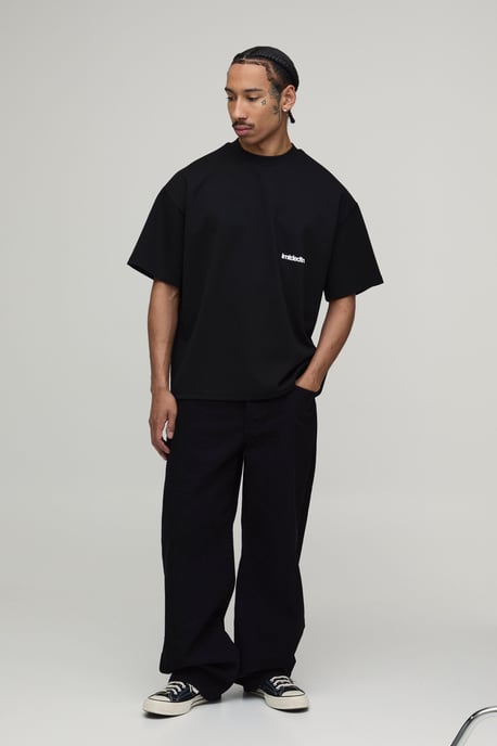 Oversized Extended Neck Super Premium Heavyweight Limited T-shirt - Image 4