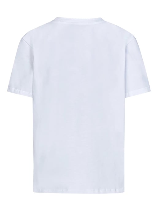 Gold Logo Printed T-Shirt in White - Image 2