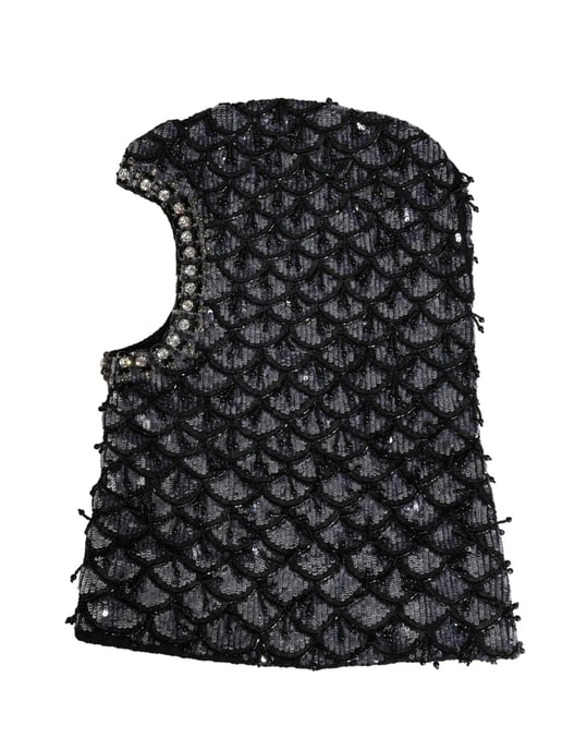 Dolce & Gabbana Versierde Gerokken Balaclava Hoed - Image 2