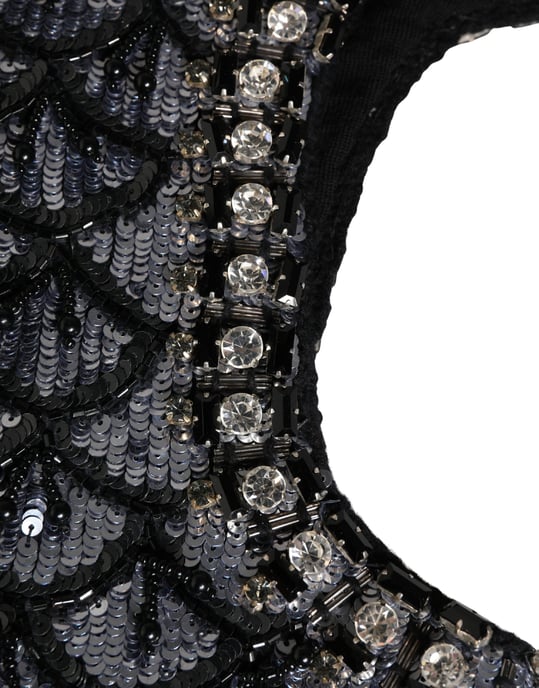 Dolce & Gabbana Versierde Gerokken Balaclava Hoed - Image 4