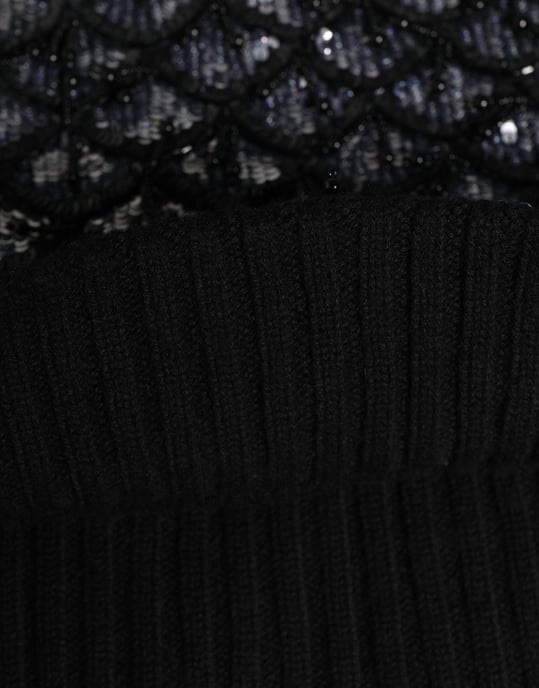 Dolce & Gabbana Versierde Gerokken Balaclava Hoed - Image 6
