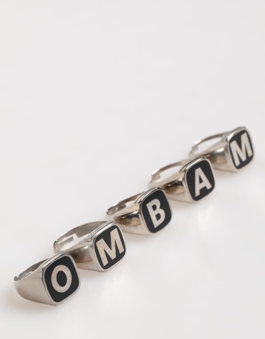 Initiële Letter Zilveren Ring - Image 3