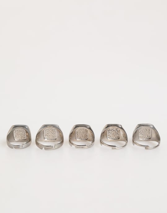 Initiële Letter Zilveren Ring - Image 5