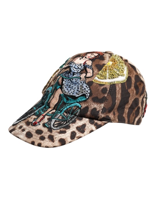 Leopardprint Fietskap - Image 3