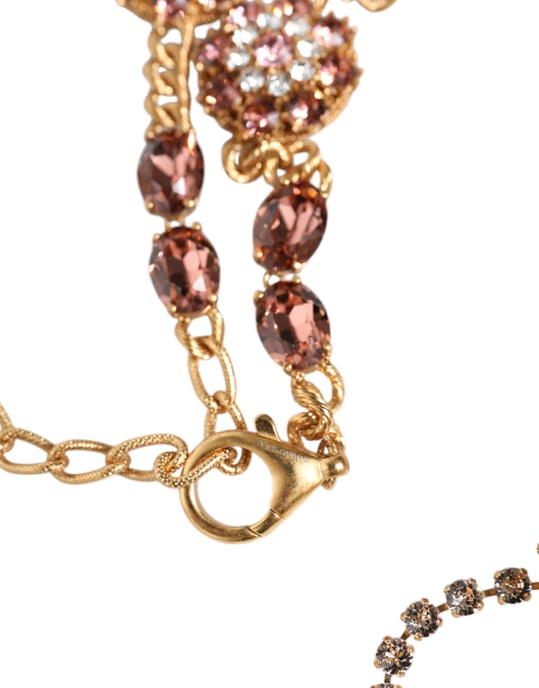 Crystal Embellished Necklace Bow Pendant - Image 6