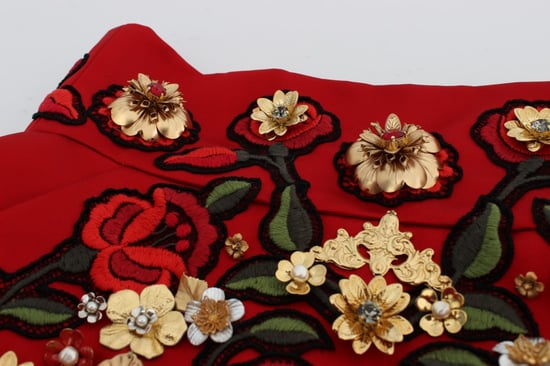 Highwaist Floral Embroidered Shorts - Image 6