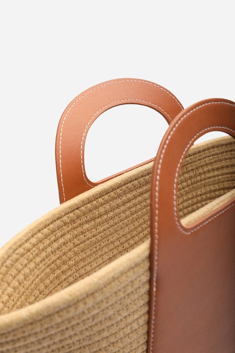 Wheres That From Terra Raffia Basket Bag - Image 4