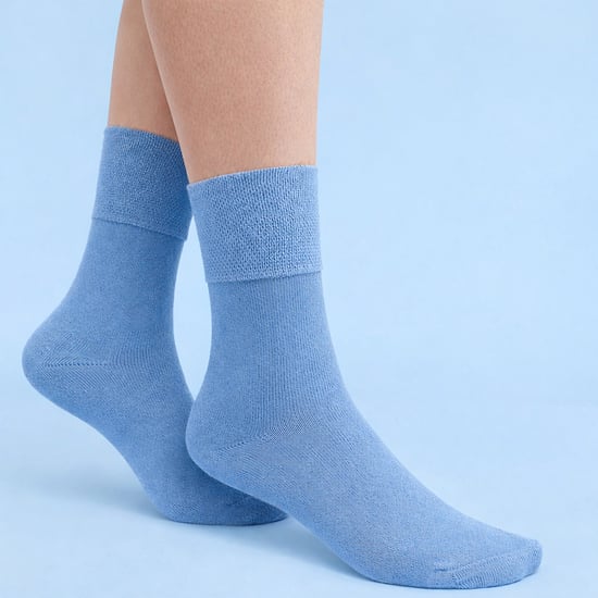 8 Pairs Ladies Bamboo Diabetic Socks | Soft Non Binding Comfort Socks - Image 4