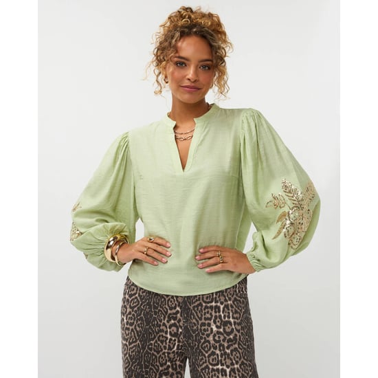 Ydence Top lange mouw sp26n-80183 rose - Image 4