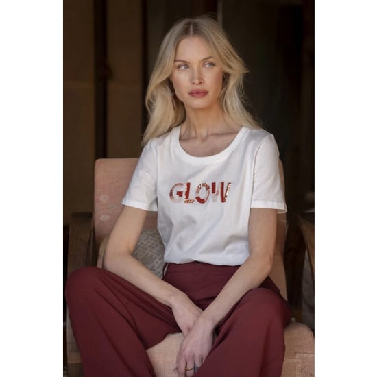 Geisha t-shirt glow 62084-41 10 off-white/light pink - Image 1
