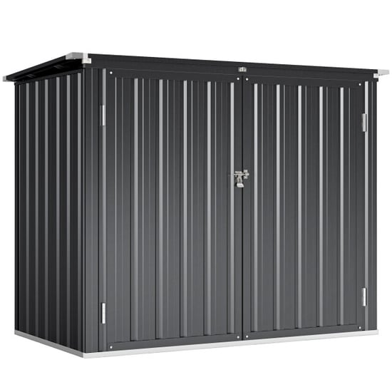 4goodz Gegalvaniseerd stalen containerombouw afvalbak kliko ombouw voor 2 - Image 1