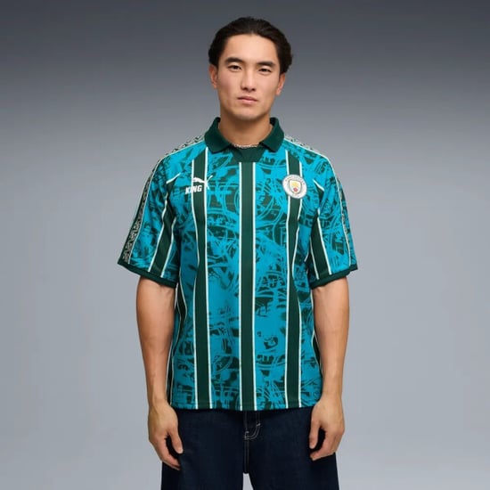 Puma mcfc king retro jersey t-shirt voetbal train km here - - Image 4