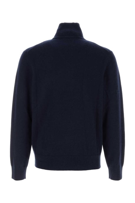 Donkerblauwe Stretch Katoenmix Trui - Image 2