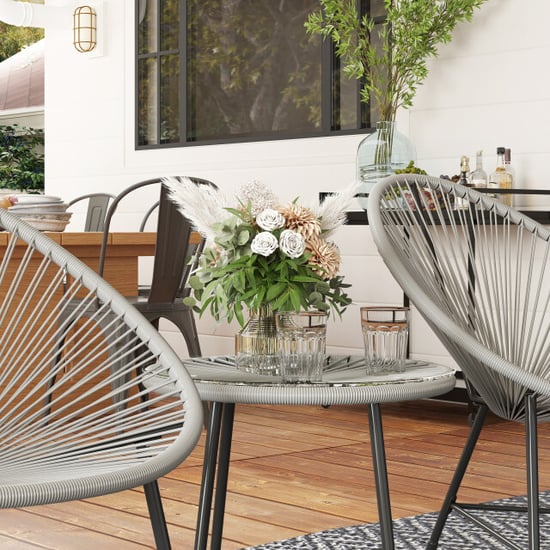 4goodz 3-delige tuinmeubelset met rattan stoelen - - Image 2