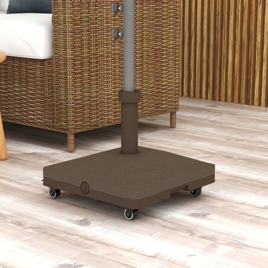 4goodz 20 kg vulbare parasolvoet met wielen 22-38 mm - - Image 2